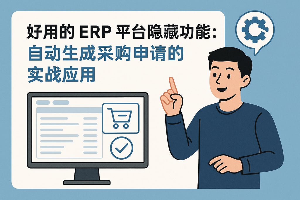 好用的 ERP 平台隐藏功能：自动生成采购申请的实战应用
